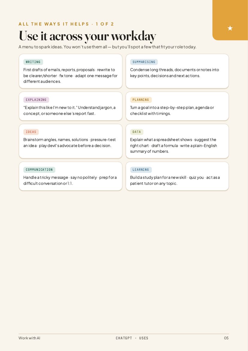 ChatGPT companion guide page
